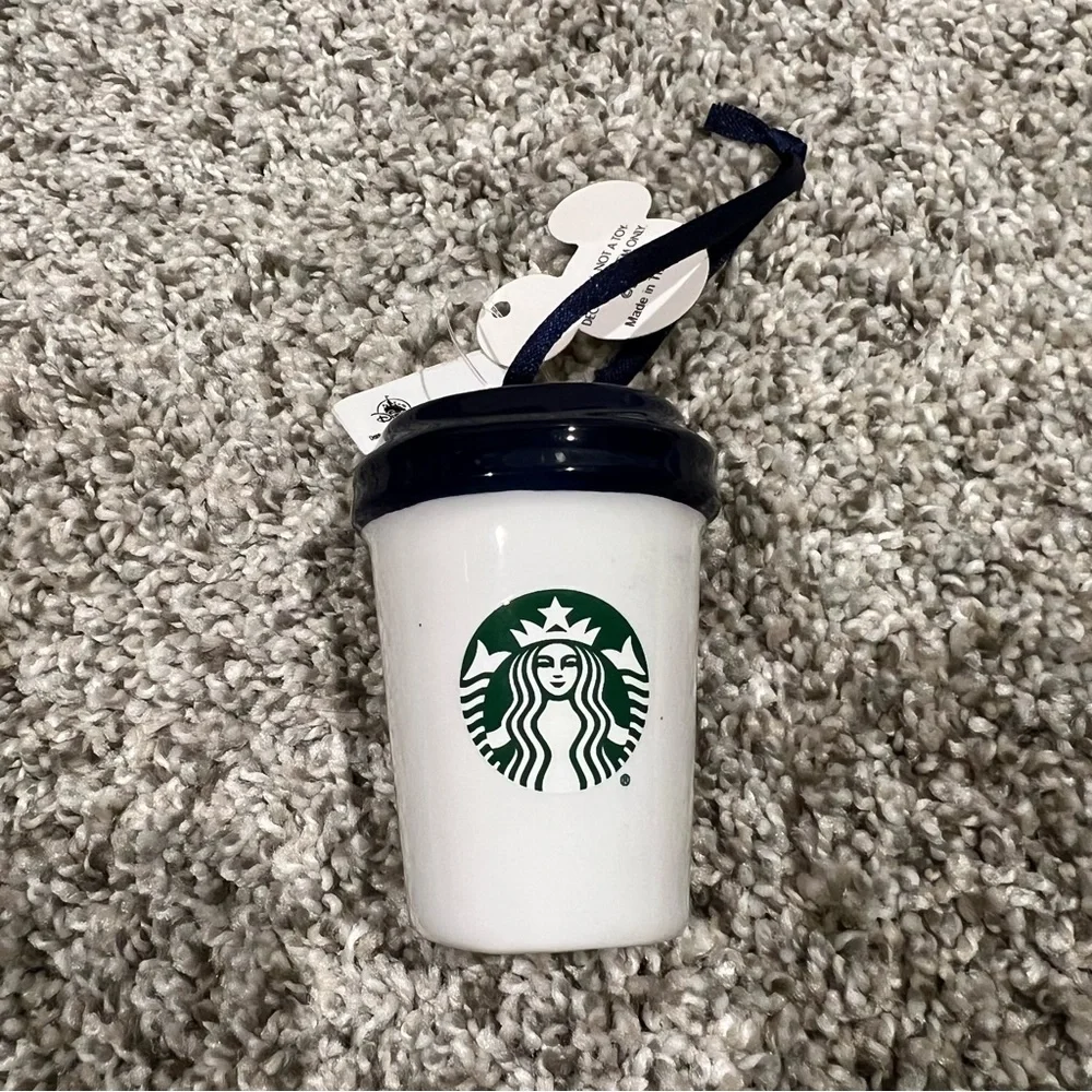 🆕 Disney Parks | Magic Kingdom x Starbucks Mickey Mouse Coffee Cup Ornament